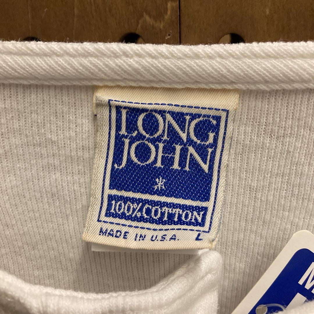 ②USA製 long john ロングジョン ヘンリー長袖Tシャツ 2枚セット