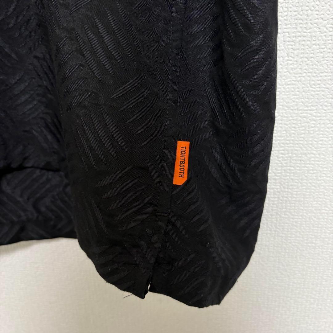 トップス TIGHTBOOTH CHECKER PLATE HALF ZIP SHIRT