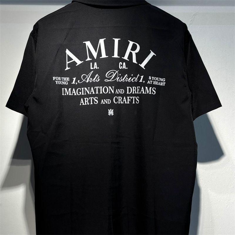 AMIRI ブラック 半袖シャツ