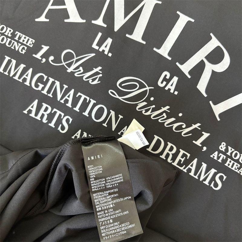 AMIRI ブラック 半袖シャツ
