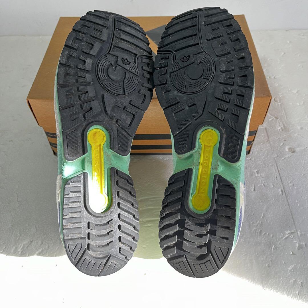 adidas コンソーシアム ZX7000 27cm 白 緑 30周年