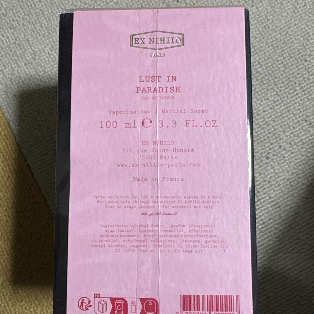 EX NIHILO エクス ニヒロLUST IN PARADISE 100ml