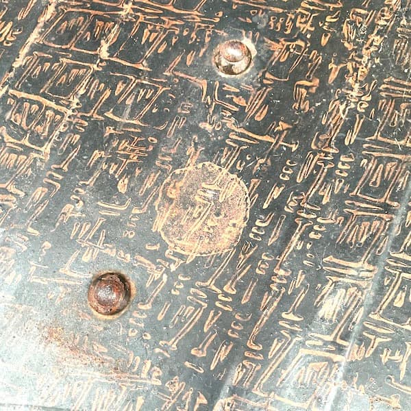 ブリキのボックス　宝箱　大型トランク　収納BOX ビンテージ風 また ボックス