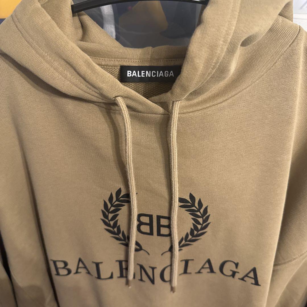 BALENCIAGA パーカー トレーナー ベージュ