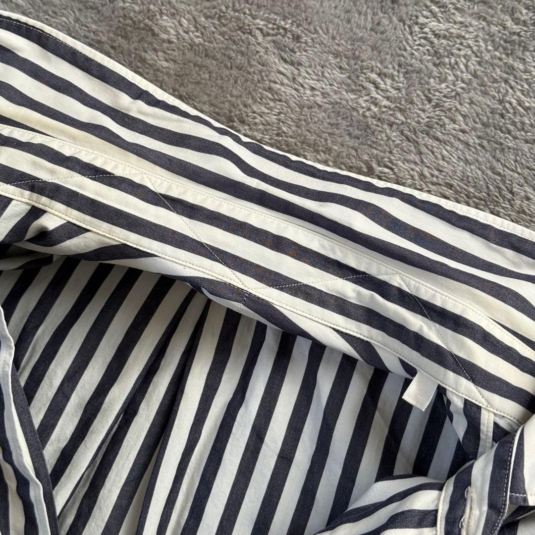 15AW COMOLI コモリ 長袖 シャツ ストライプ サイズ2