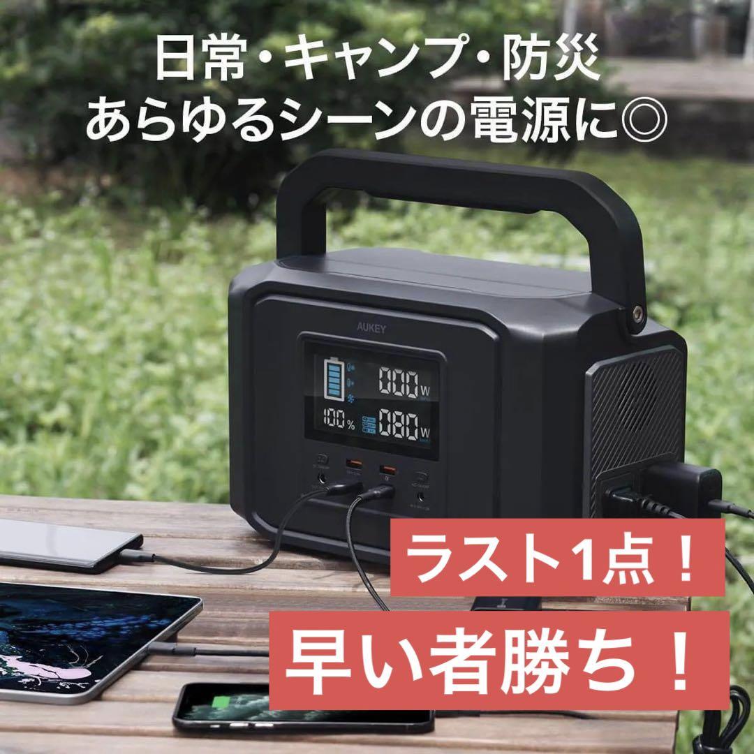 エバニュー ❤️防災対策❤️ポータブル電源 大容量 650W 626Wh