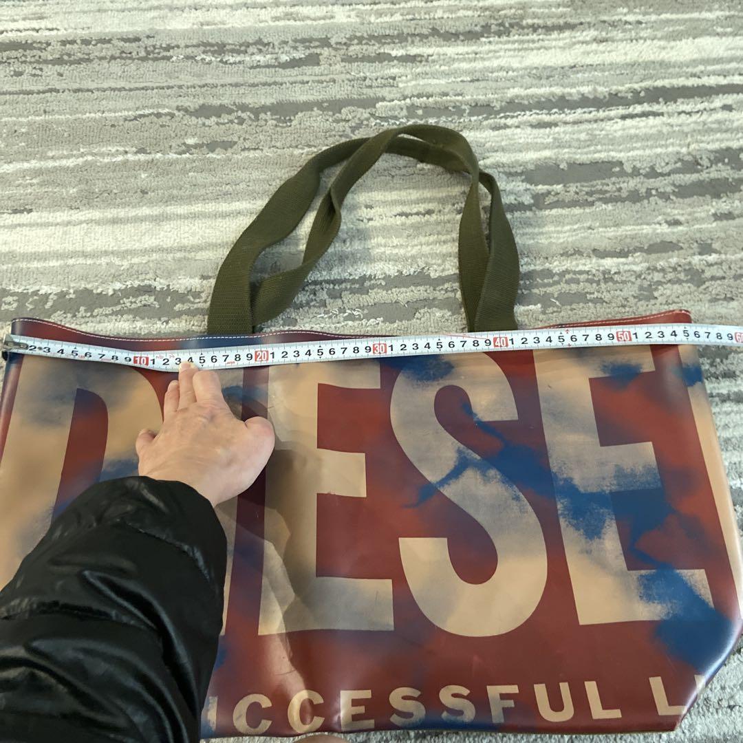 DIESEL トートバッグ 赤・青・緑