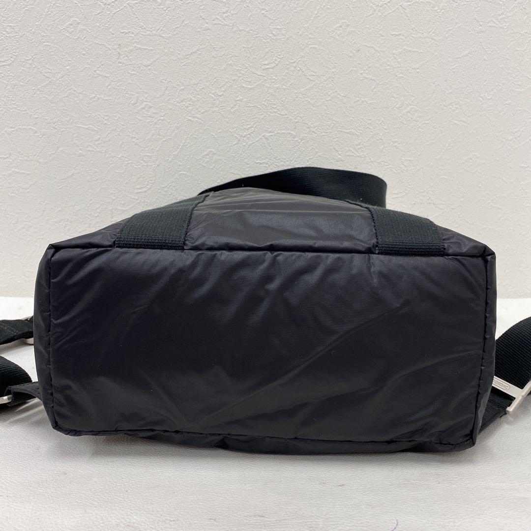 ○7279 LeSportsac レスポートサック 2way リュック　ブラック