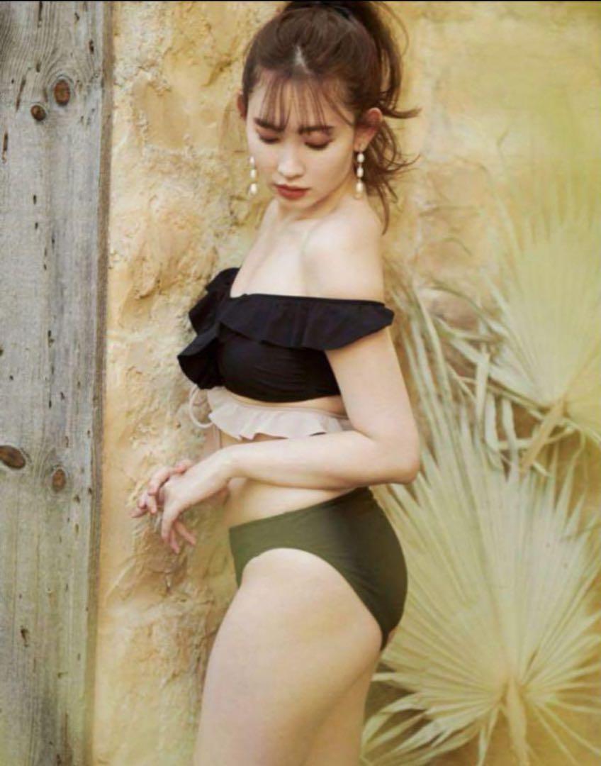 her lip to Two Tone Frill Swimwear - メルカリ