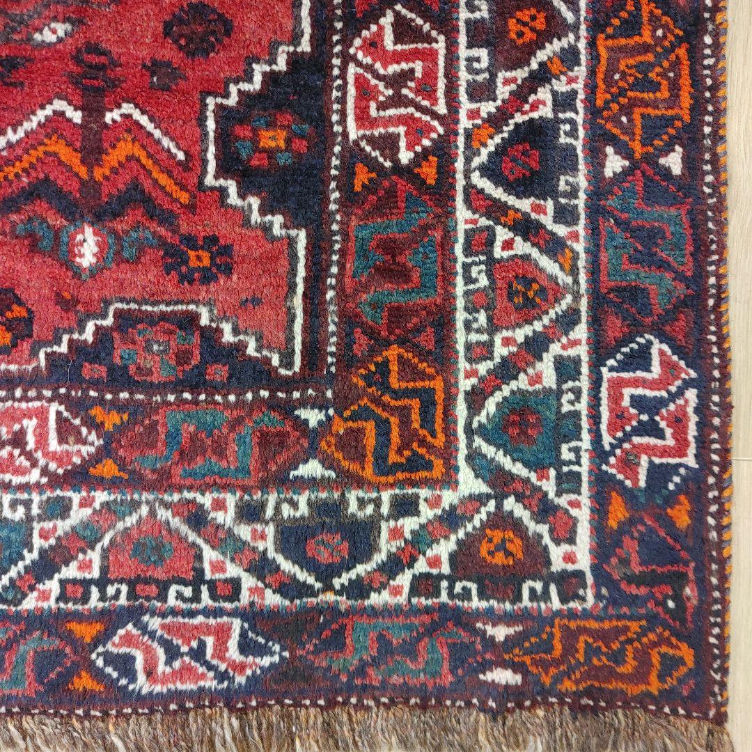 ペルシャ絨毯　シ－ラーズ産 247x166 クリーニング済 shiraz ペルシャ絨毯 シ－ラーズ産 236x160 クリーニング済 shiraz