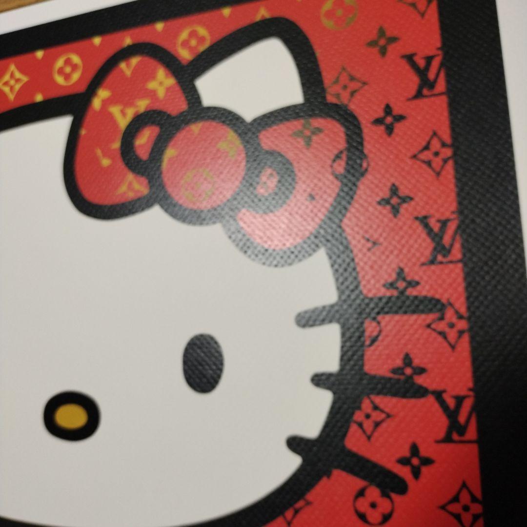 DEATH NYC アートポスター　現代アート　　サンリオ　キティちゃん DEATH NYC アートポスター 現代アート キティちゃん SANRIO 版画