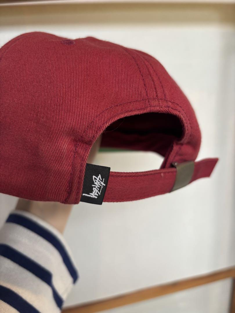 Stussy STUロゴ 赤 キャップ