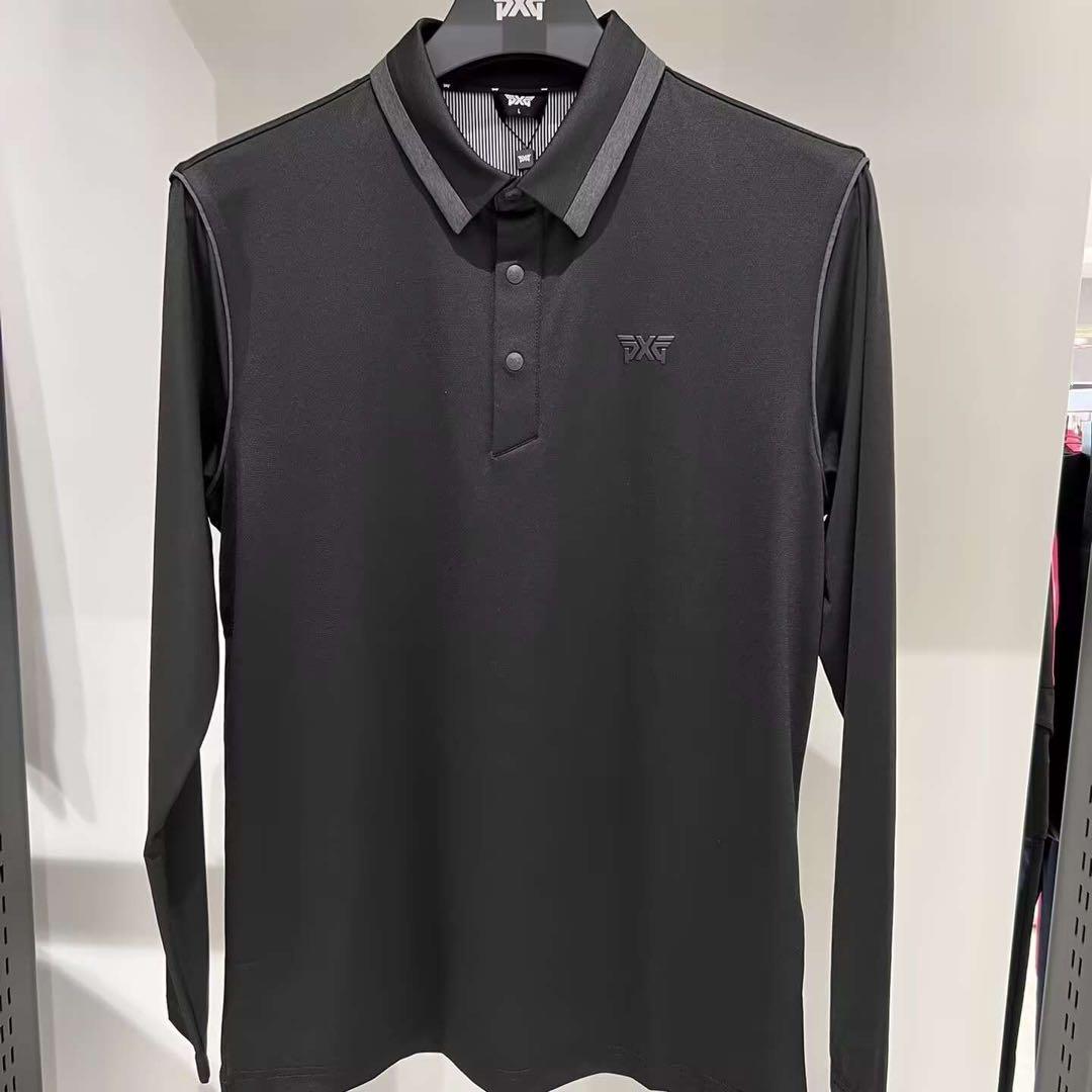 25PXGゴルフ メンズ トップス 長袖 ポロシャツ Tシャツ春夏秋