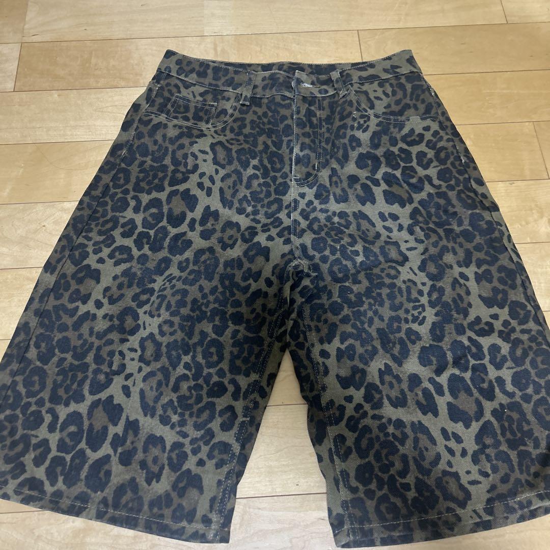 20471120 ヒョウ柄 ショートパンツ 楽天市場】RomelCheo レオパードハーフパンツ ヒョウ柄 短パン