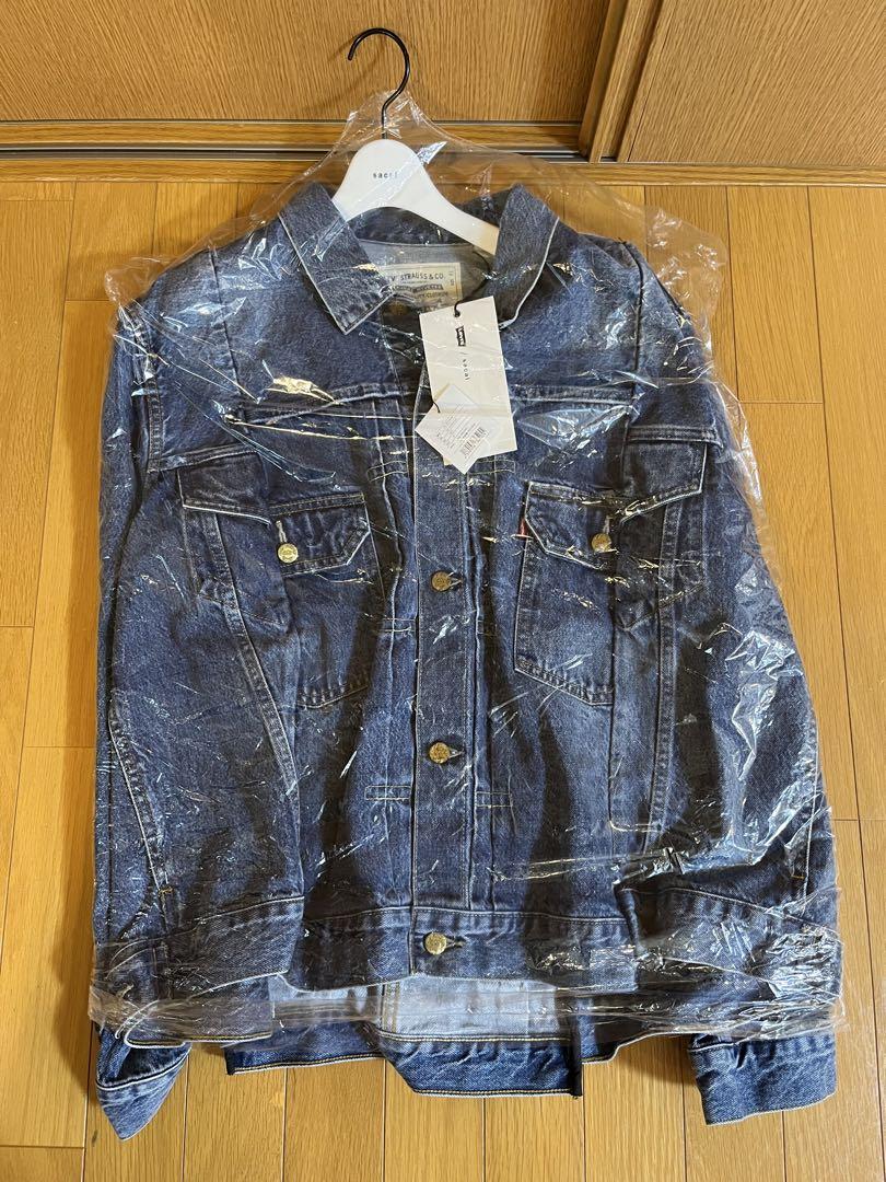 sacai Levi's 25SS デニム ジャケット 4 ブルゾン MA-1 - メルカリ