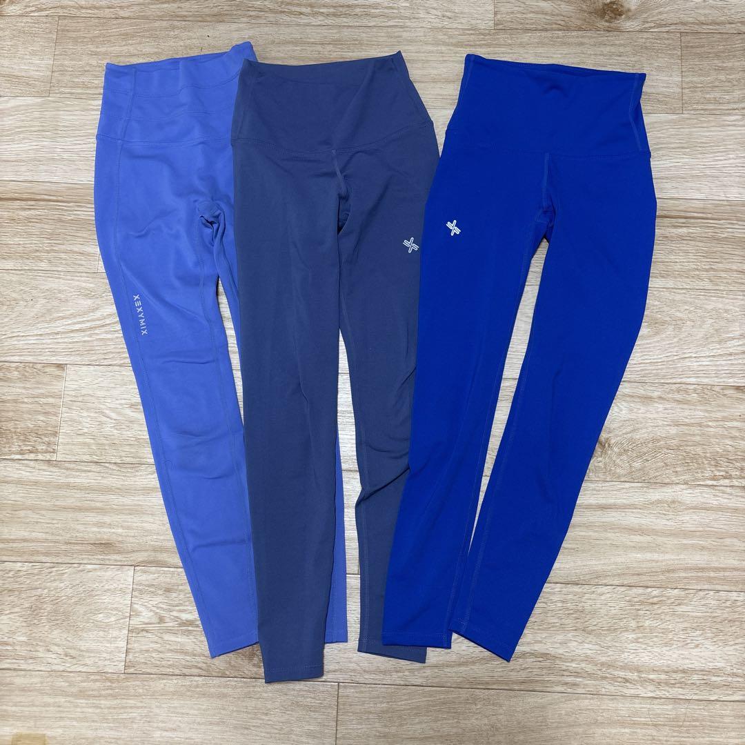 XEXYMIX レギンス 3枚セット　ブルー