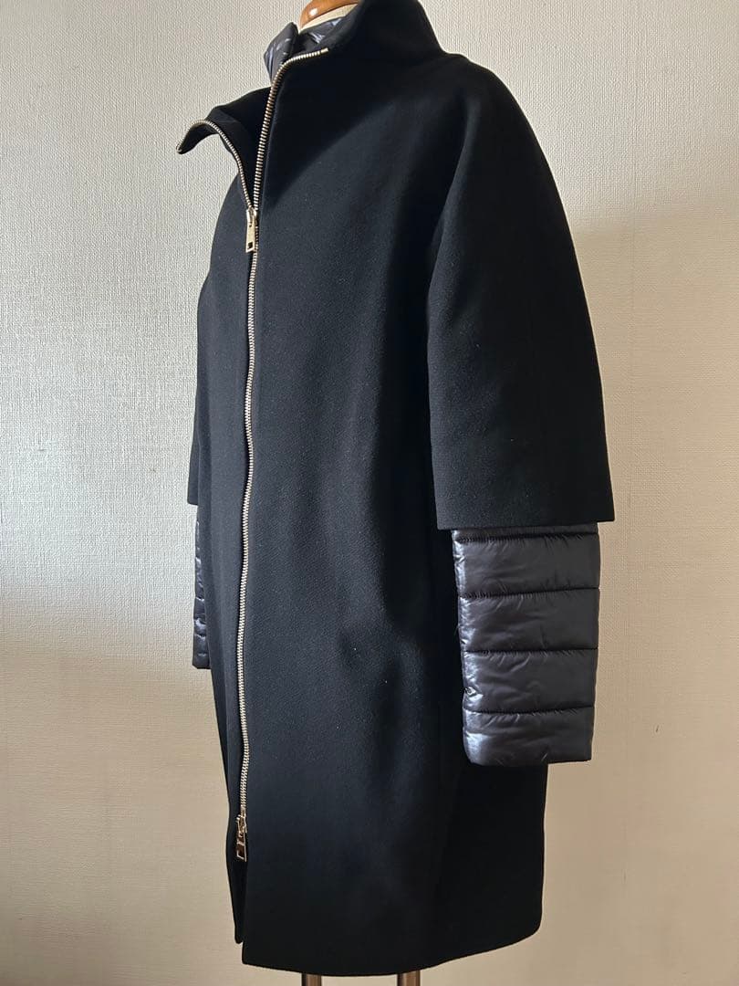 【HERNO 】ヘルノ 2wayダウンコート◎ブラック◎42◎ハンガー・カバー付 【HERNO 】ヘルノ 2wayダウンコート◎ブラック◎42◎ハンガー・カバー付