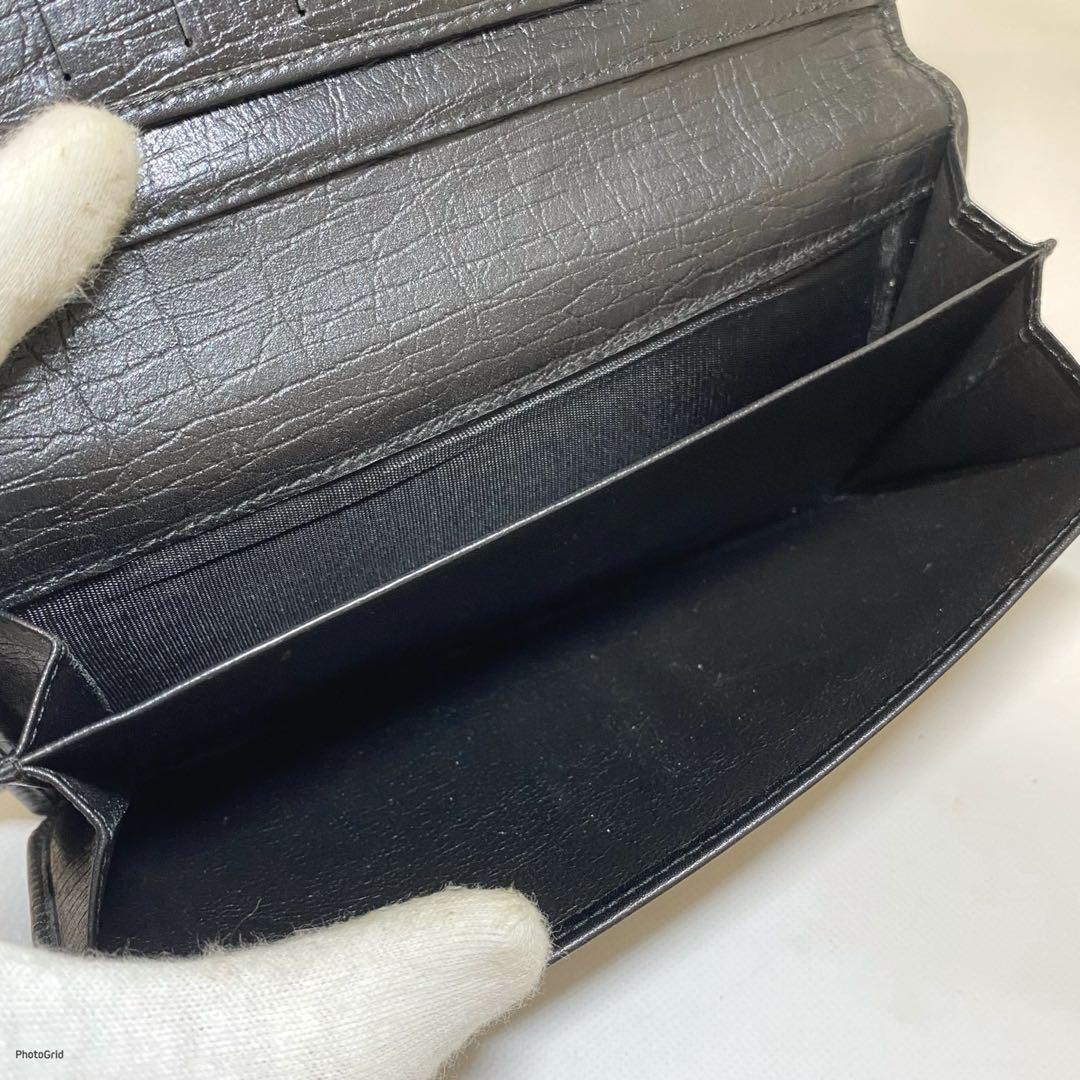 美品❣️GUCCI＊グッチ＊バンブー＊長財布＊ブラック✨