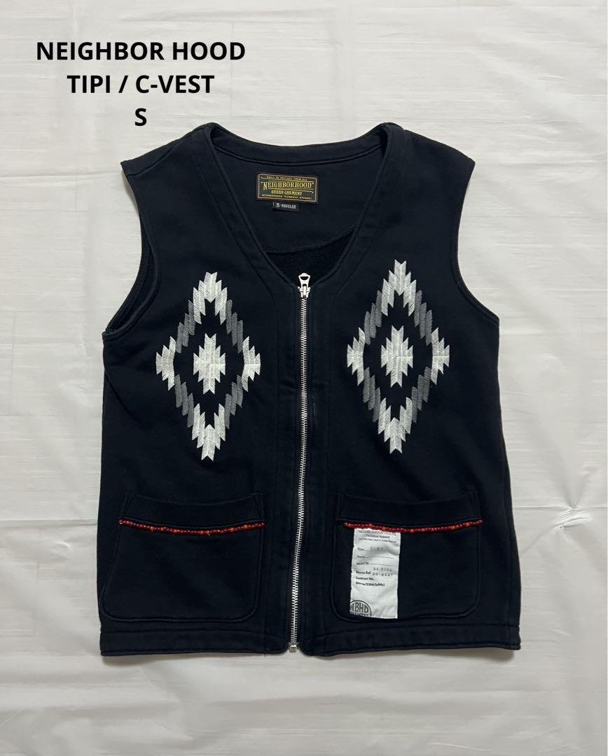 美品 NEIGHBOR HOOD TIPI/C-VEST S black