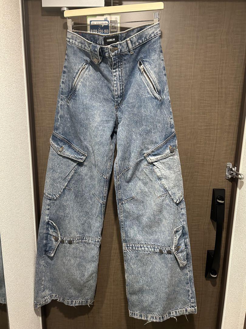 egonlab デニムカーゴパンツ