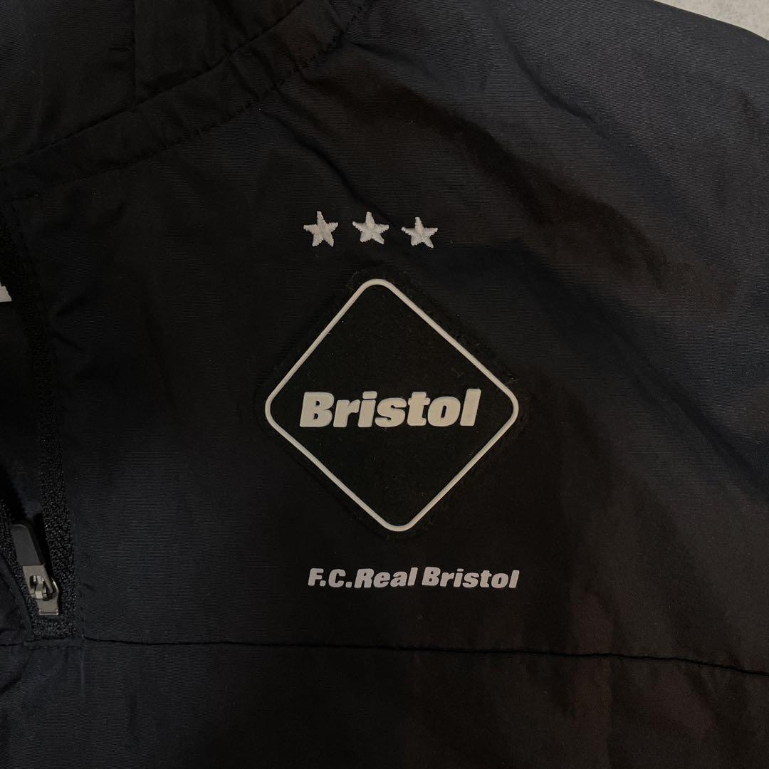 F.C. Real Bristol ハーフジップパーカー 100cm 黒