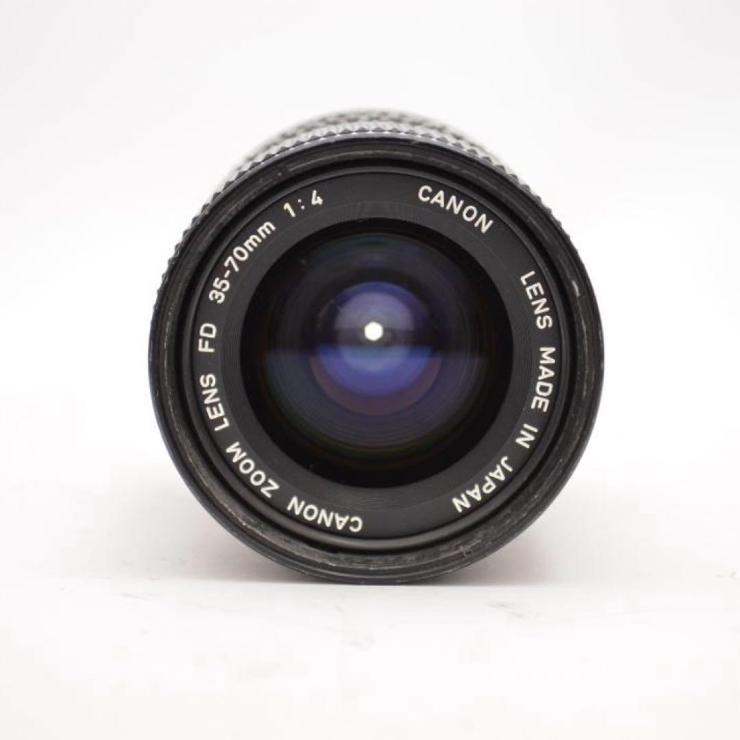 フィルムカメラ Canon AE-1 Black New FD 35-70mm f/4 Lens
