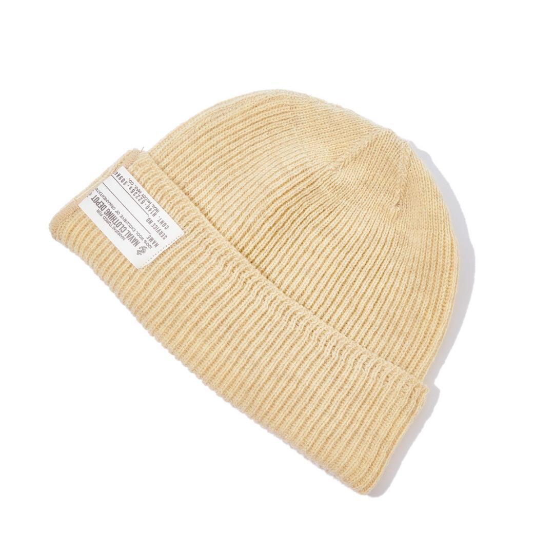 ザリアルマッコイズ CIVILIAN WOOL WATCH CAP ECRU