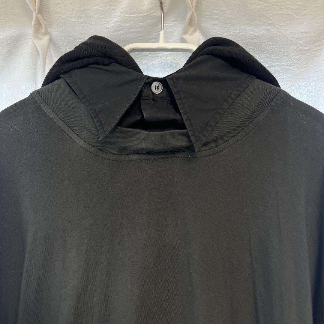 MM6 Maison Margiela フェイクレイヤードフーディートップス