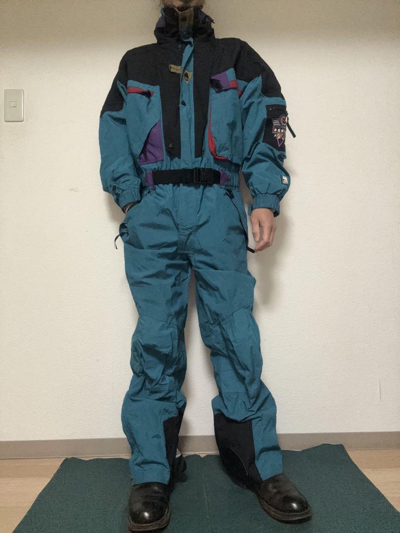 ビンテージ90s HELLY HANSEN EQUIPEヘリーハンセンつなぎ