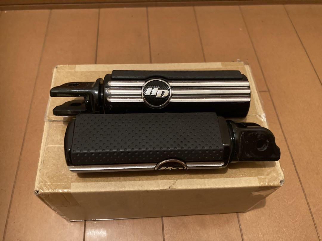 ハーレー 純正オプション　ディファイアンス フットペグ マシンカット ライダー用