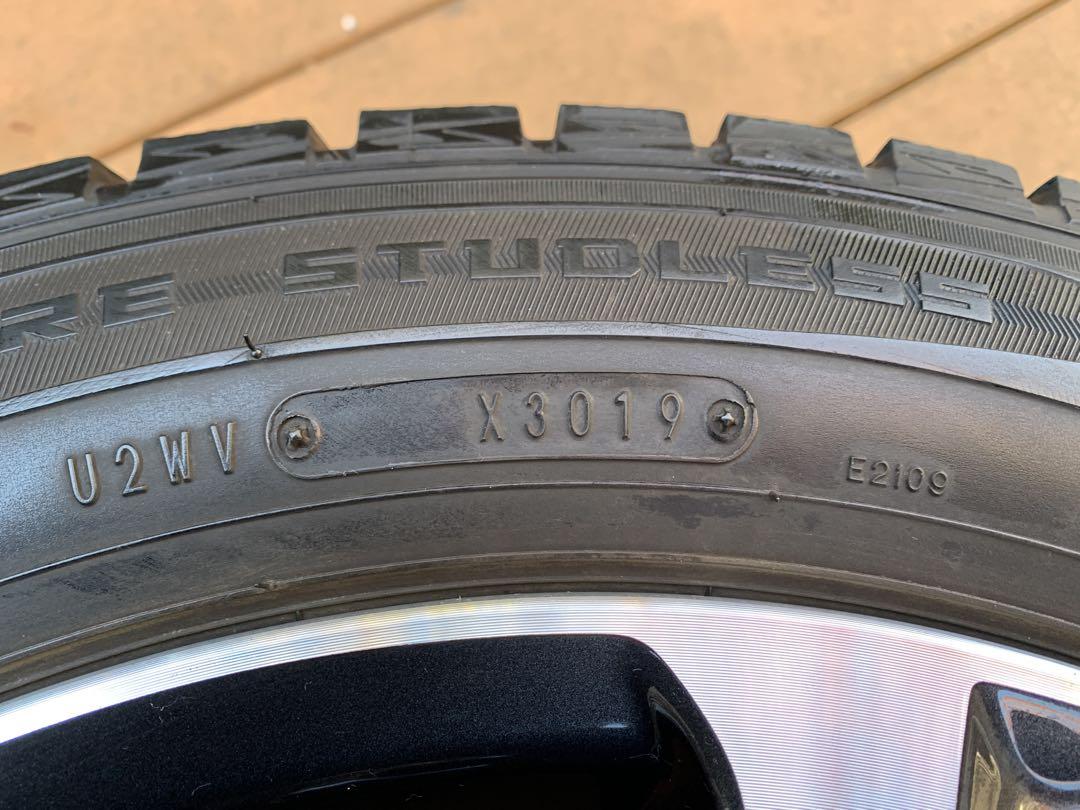 ④【Ena】日産ホイールダンロップスタッドレス 195/60R16 の1本