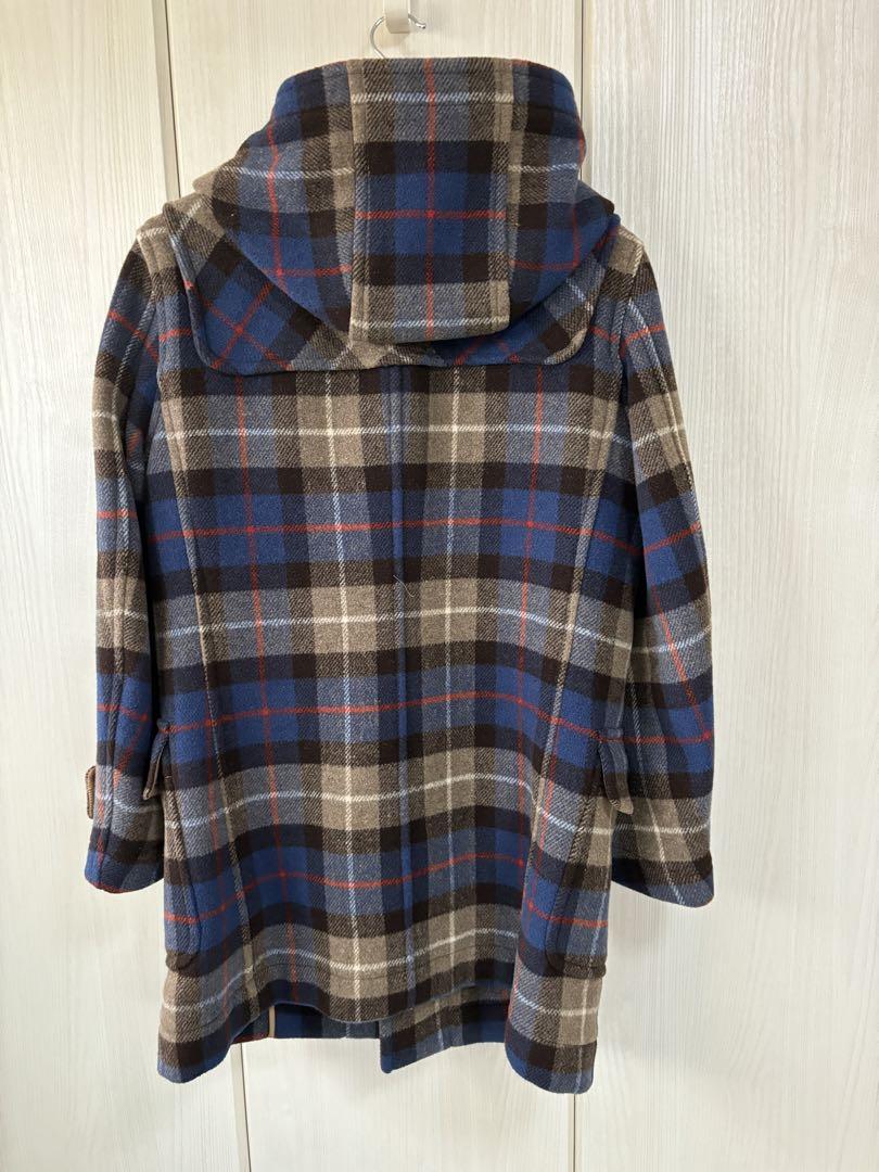 美品LONDON Tradition ダッフルコート チェック柄