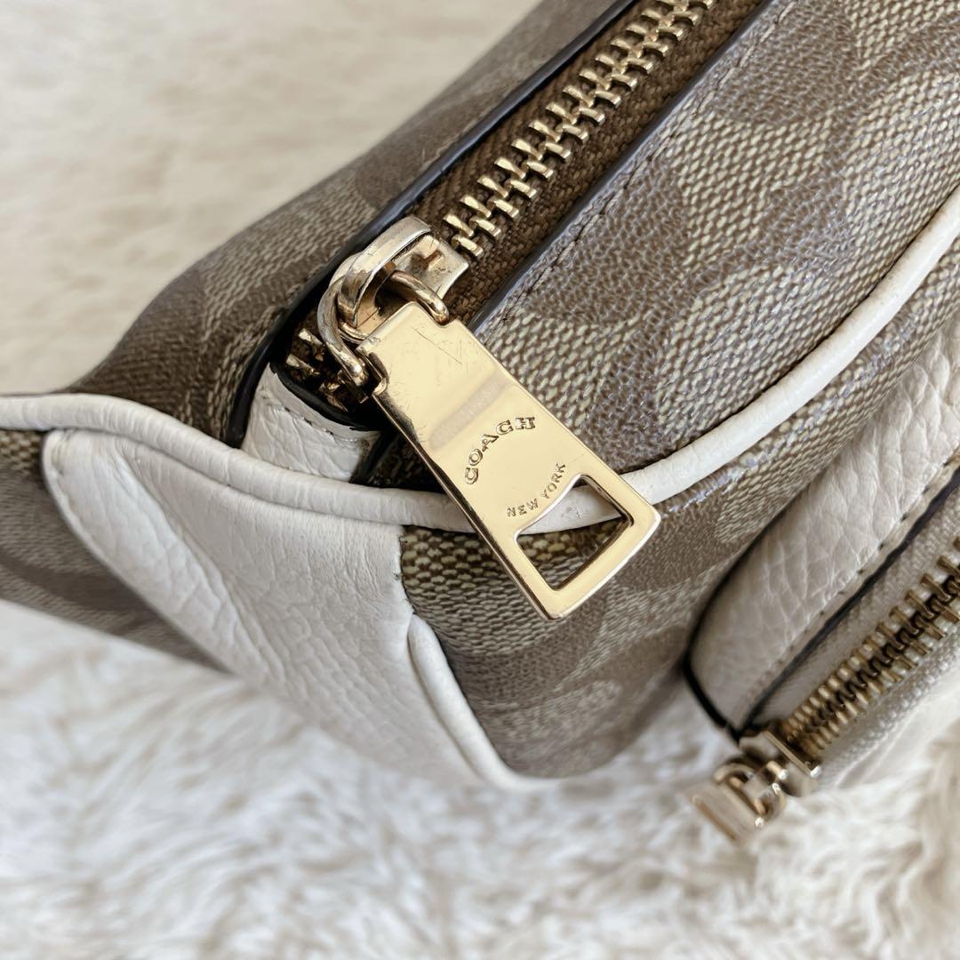 ✨美品✨COACH ボディバッグ ウエストポーチ 6548 レザー 金属ロゴ