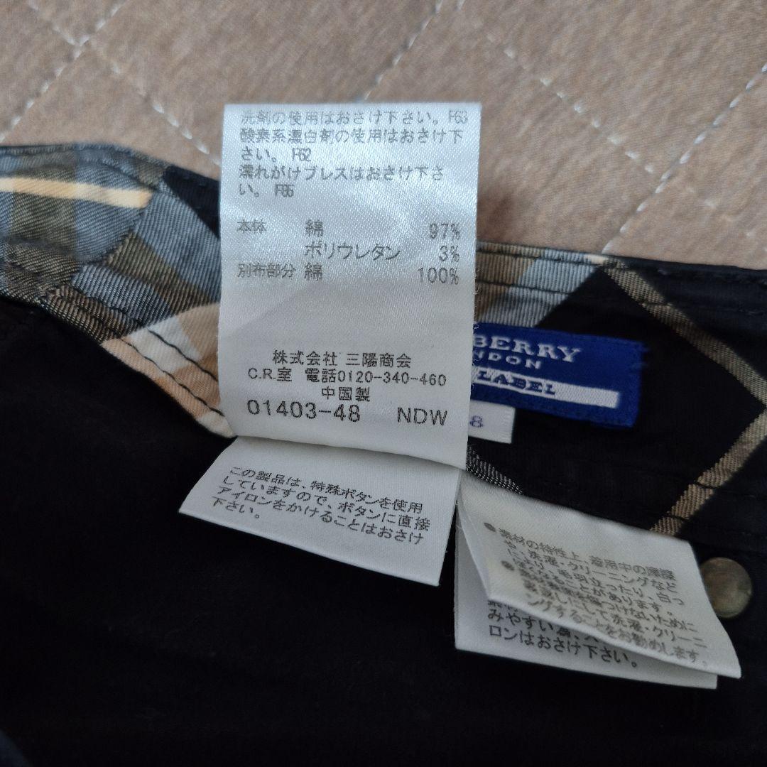 BURBERRY BLUE LABEL ブラックショートパンツ 38 - メルカリ