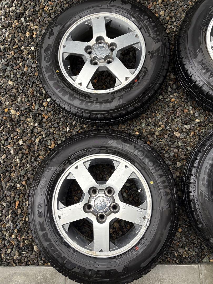 ヨコハマ GEOLANDAR 175/80R15 90S タイヤ・ホイール付