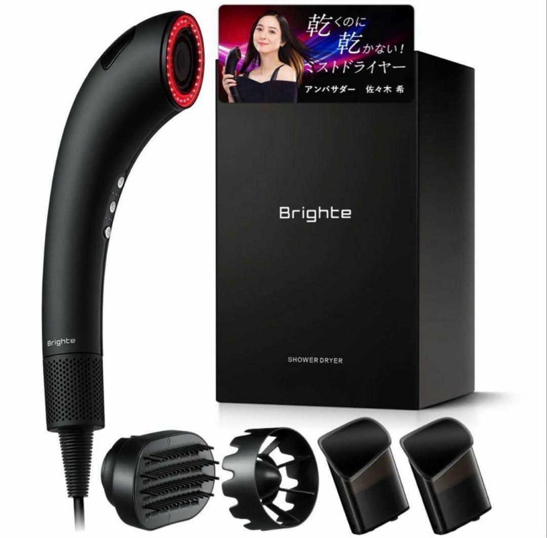 Brighte SHOWER DRYER ミストドライヤー Brighte SHOWER DRYER | 乾くのに乾かない次世代ドライヤー