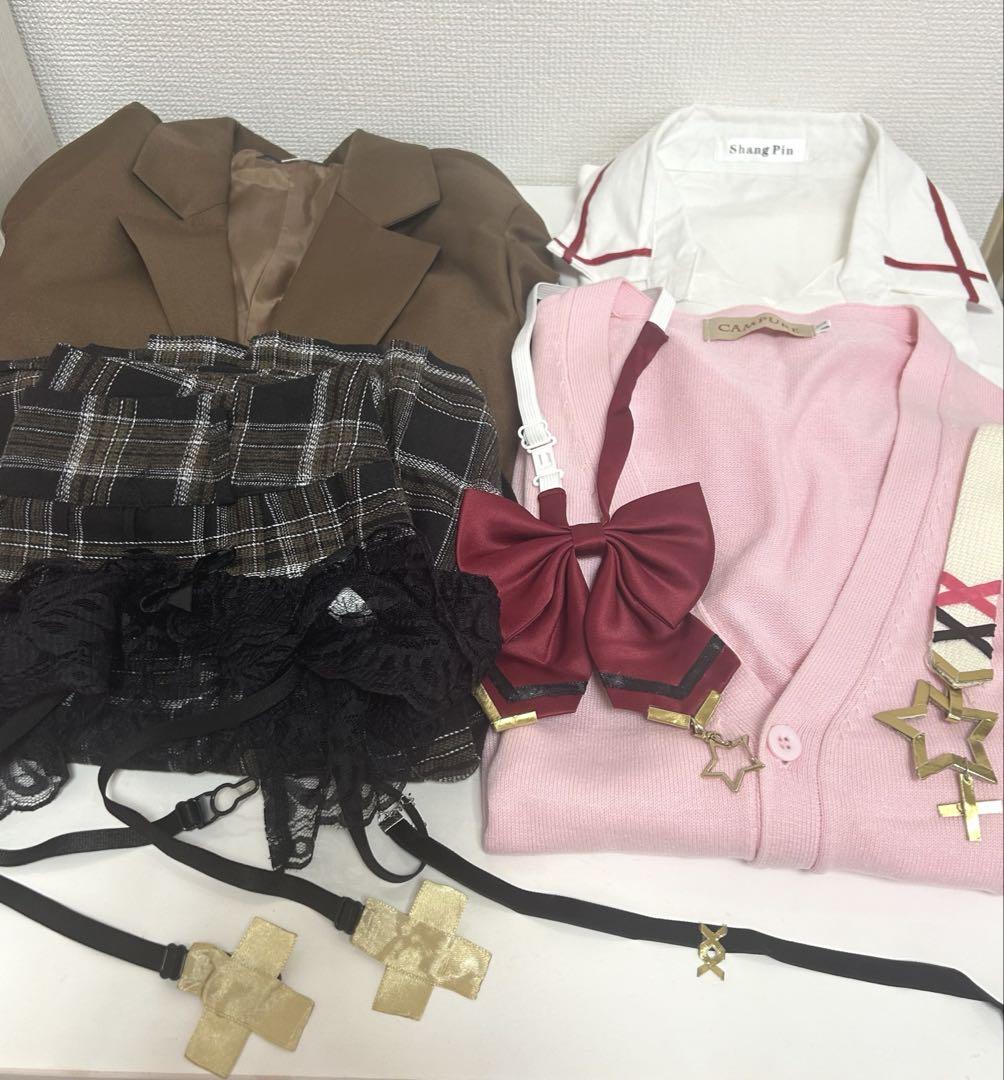 にじさんじ 星川サラ コスプレ ウィッグ 制服 衣装