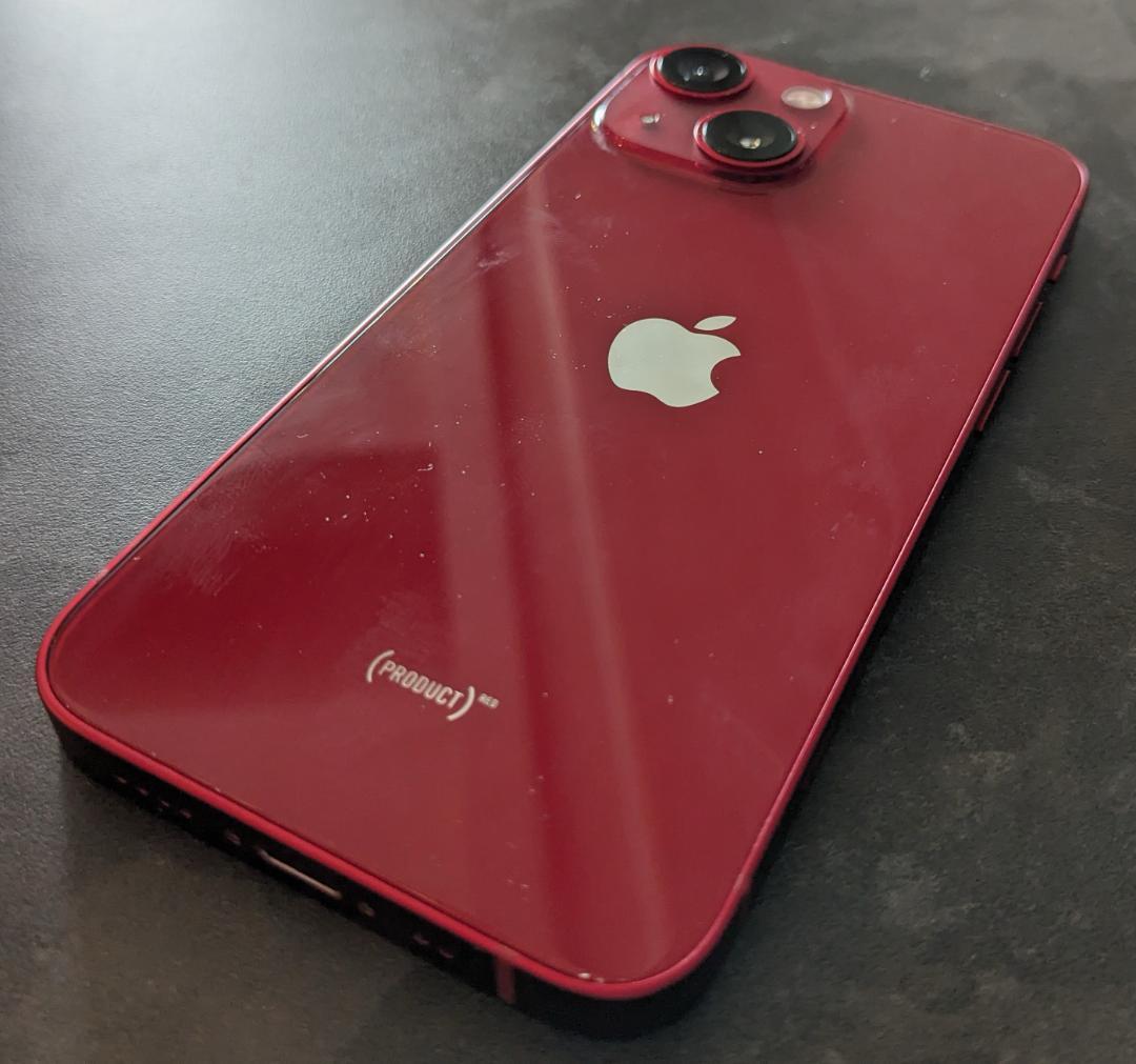 iPhone 13 mini 128GB レッドsimフリー TPUケース付
