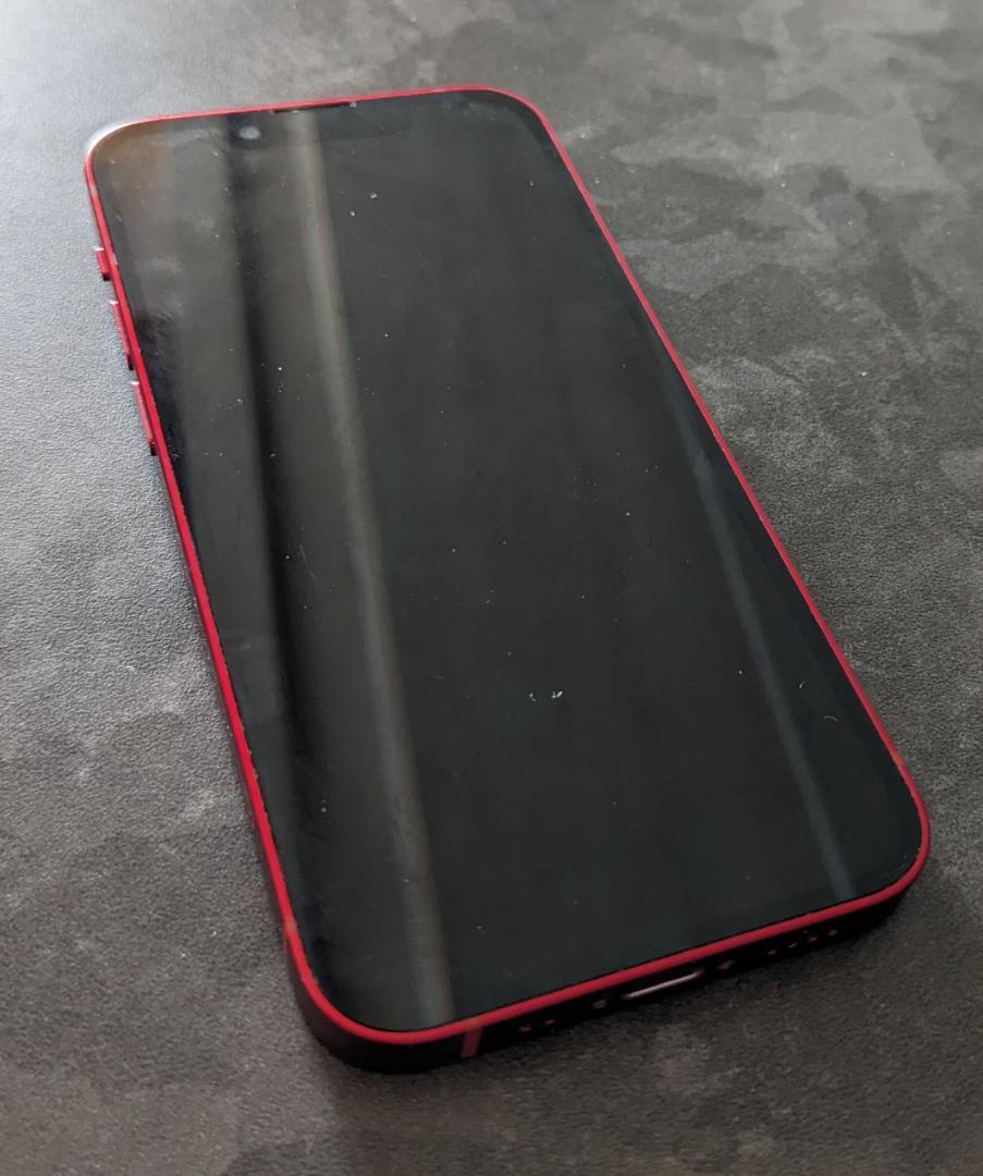 iPhone 13 mini 128GB レッドsimフリー TPUケース付