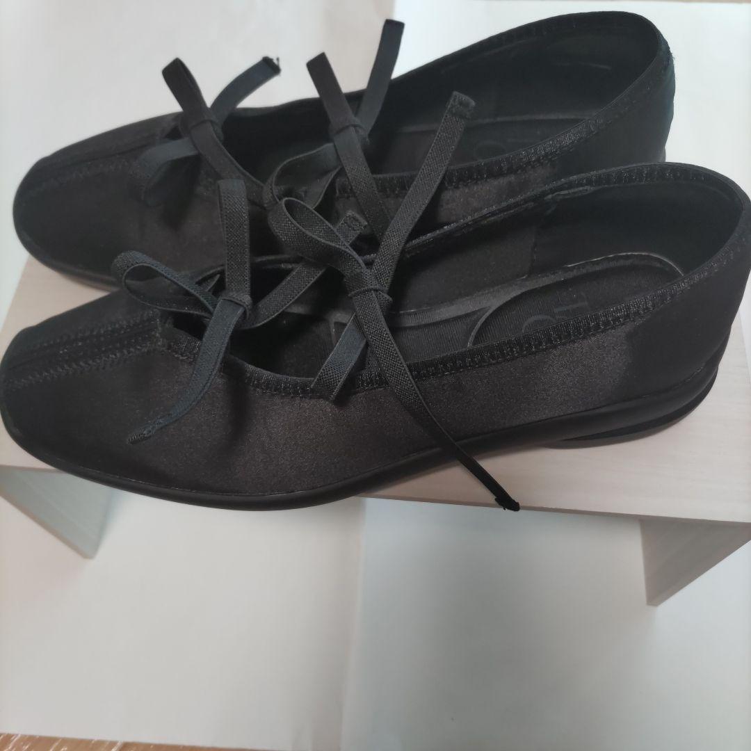 お値下げ　[美品] ルタロンLE TALON Lリボンシューズ 23.5cm黒
