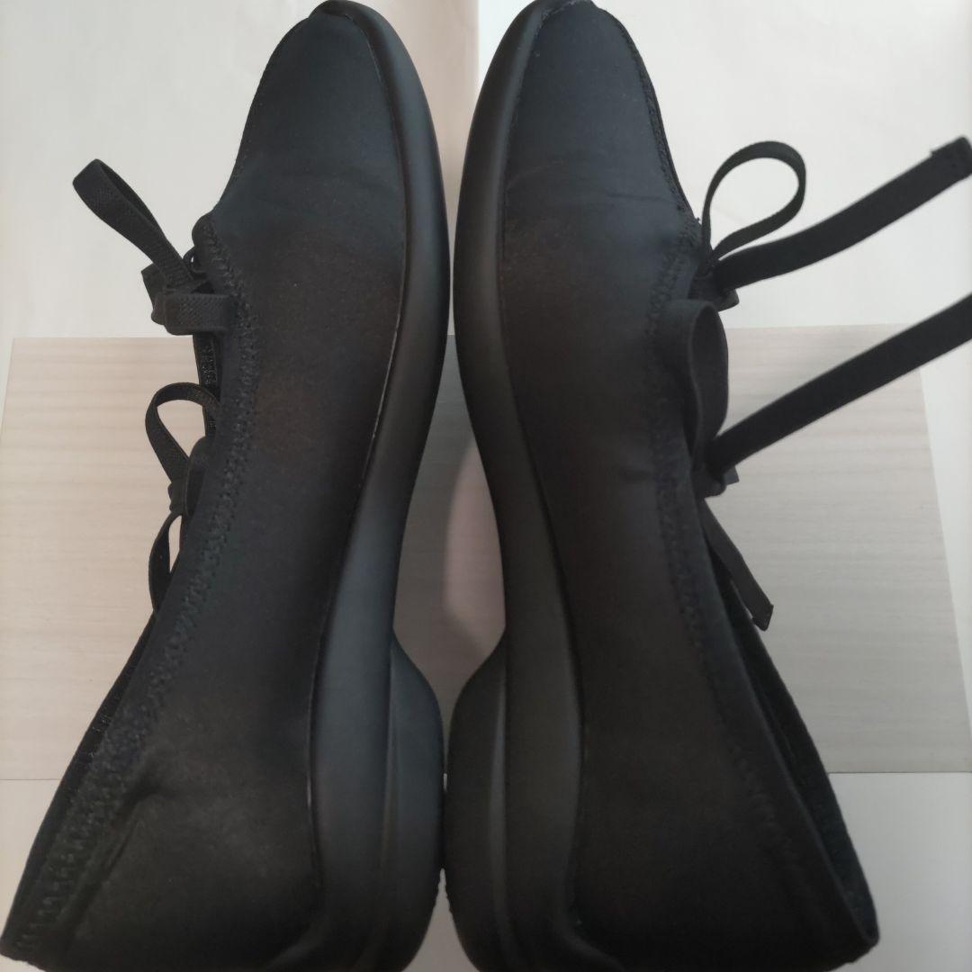 お値下げ　[美品] ルタロンLE TALON Lリボンシューズ 23.5cm黒
