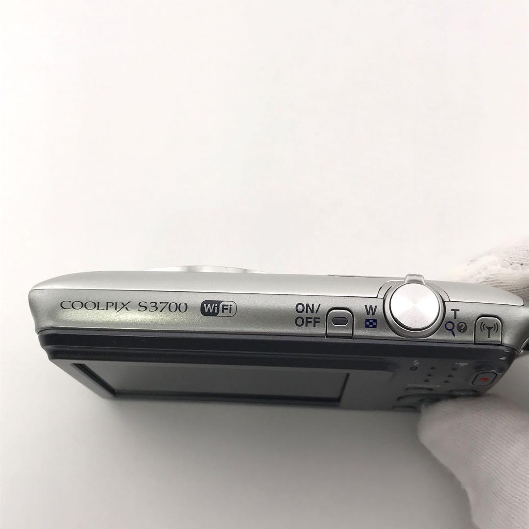 実写美⭕️良品【動作確認済】Nikon COOLPIX S3700 シルバー