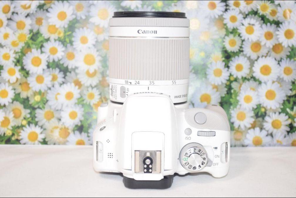 ♡3点セット♡ Canon デジタル一眼レフ ホワイト 標準・望遠レンズ