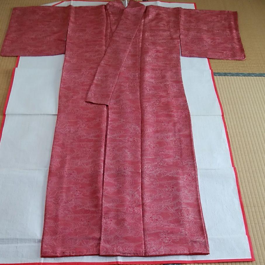 新品　正絹　鮫小紋
