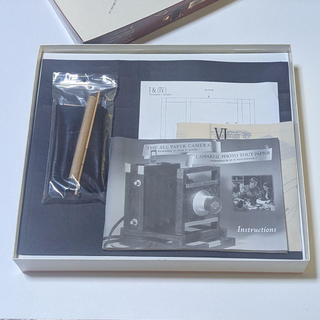 【レトロ・未製作品】ウッドフィールドカメラ風　オールペーパーカメラ