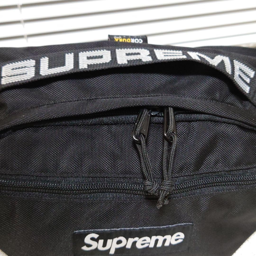 【美品】Supreme　ボディバッグ　ブラック