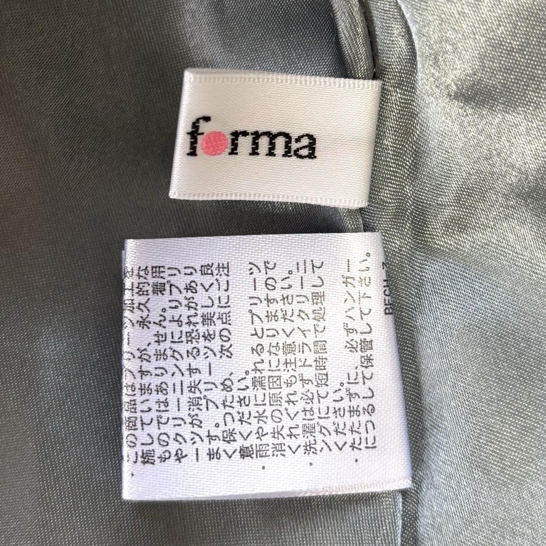 再値下　新品　フォルムフォルマ　東京ソワール　レース　プリーツ　ドレス　23SS