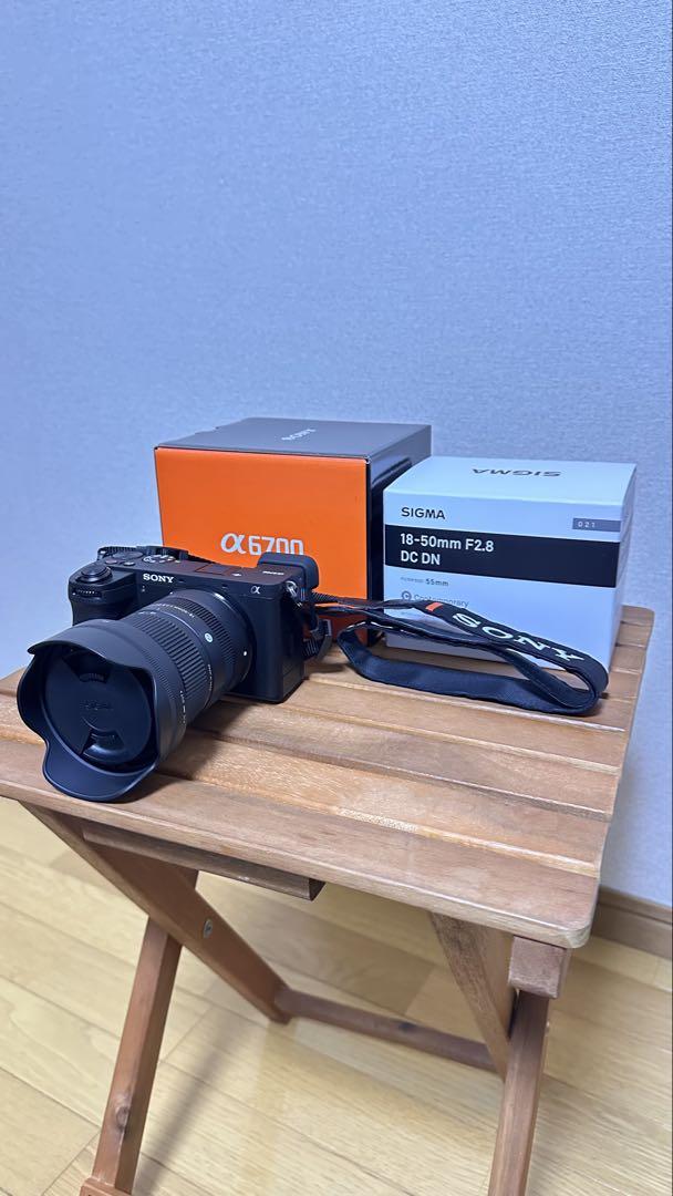 【超美品】SONYα6700&SIGMA18-50mmF2.8