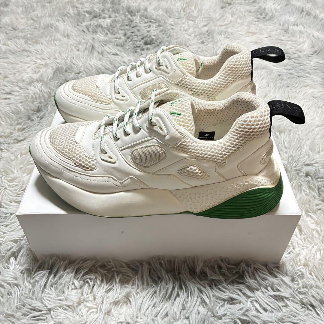 高評価なギフト 良品】STELLA MCCARTNEY 厚底 白〈参考価格75，000円〉 靴