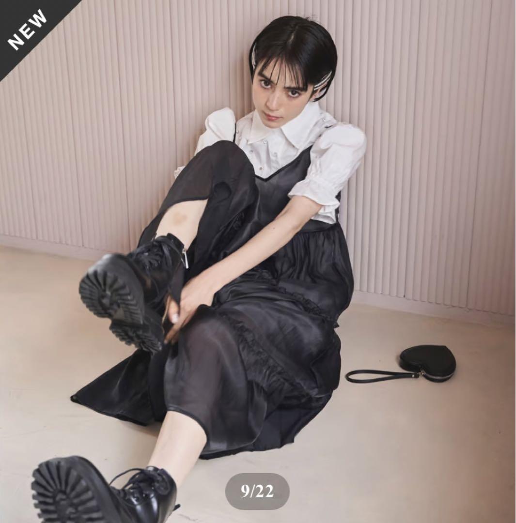 トリートユアセルフ spark shirts＆tulle one-piece トリートユアセルフ spark shirts & tulle one-piece レディース